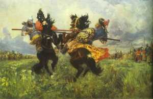 Поединок Пересвета с Челубеем