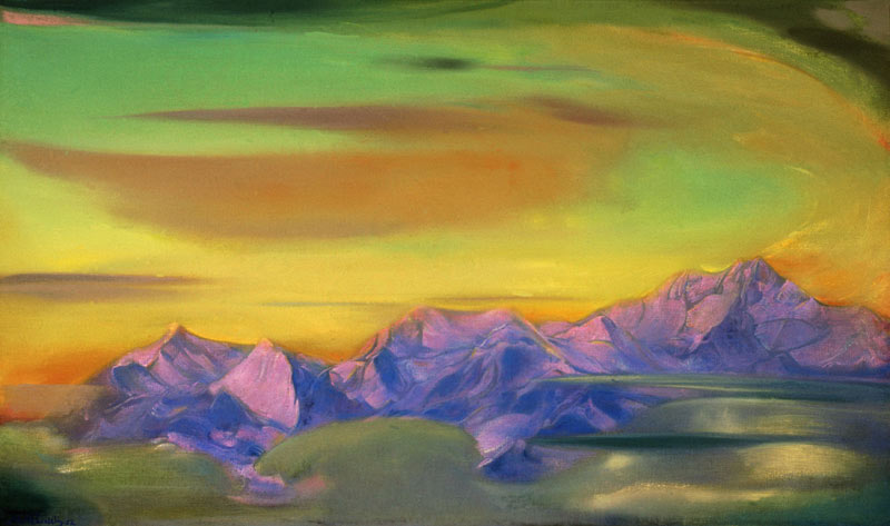 Канченджанга вечером