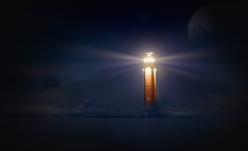 lighthouse_glow_night_sea
